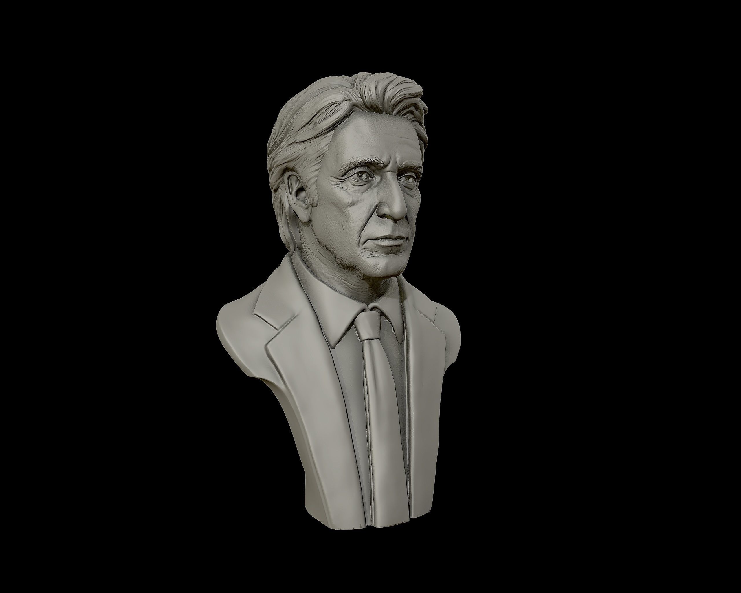  AlPacino bust sculpture 3D print model_20