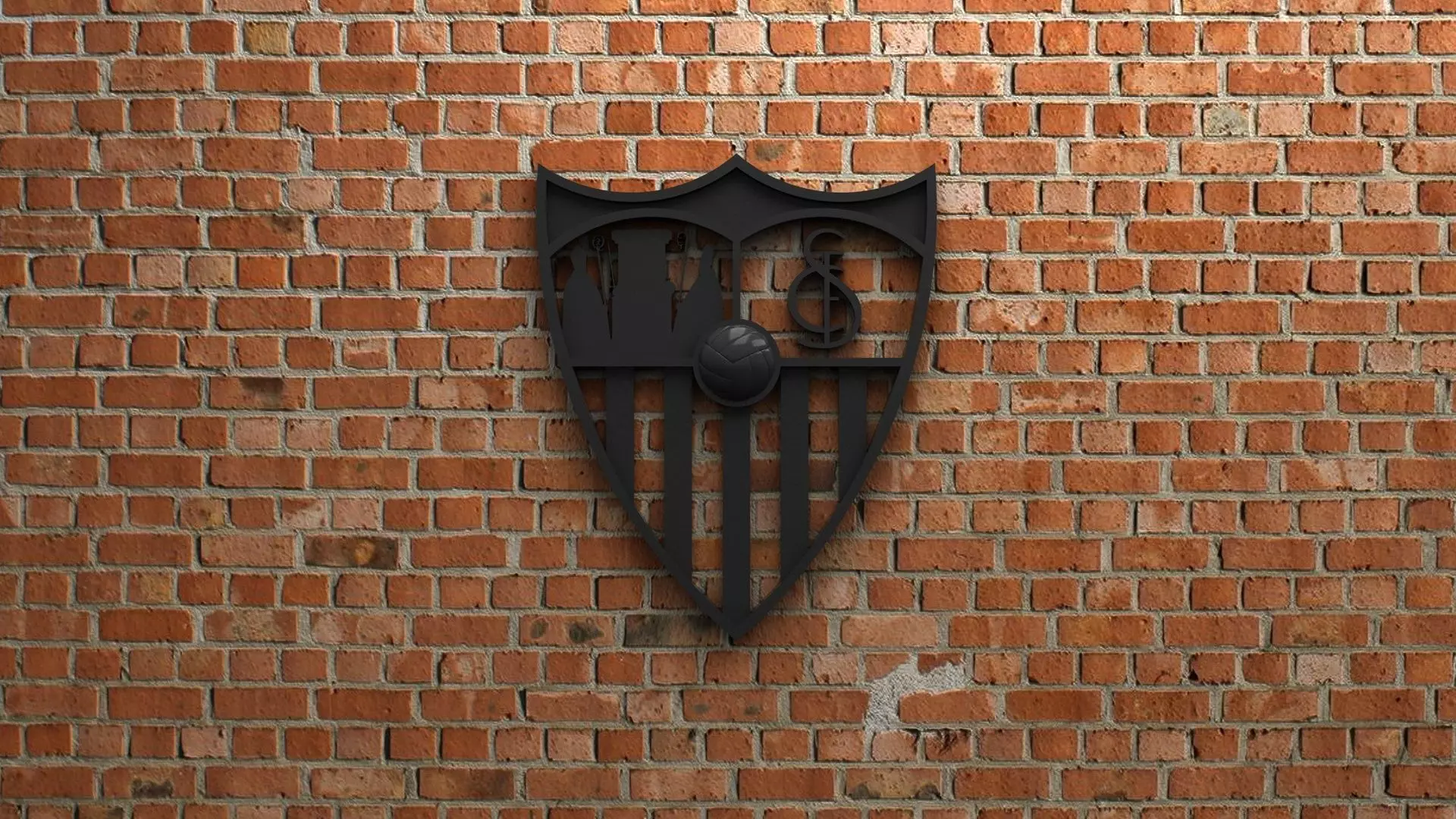 Sevilla FC Logo 3D model
