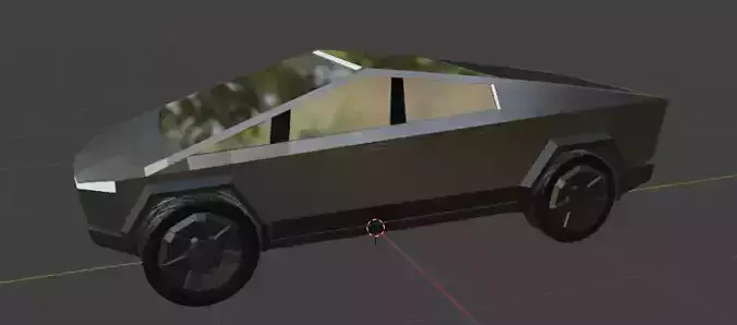 Tesla Cyber truck textured