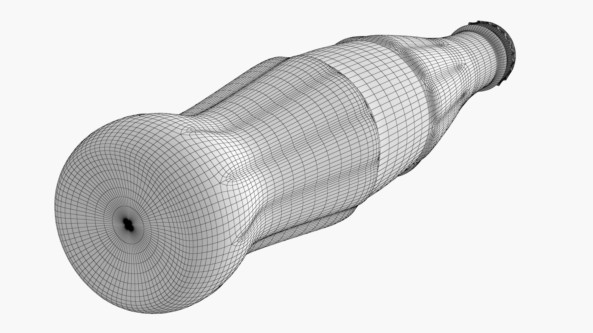 Coca Cola Bottle  Low-poly 3D model_11