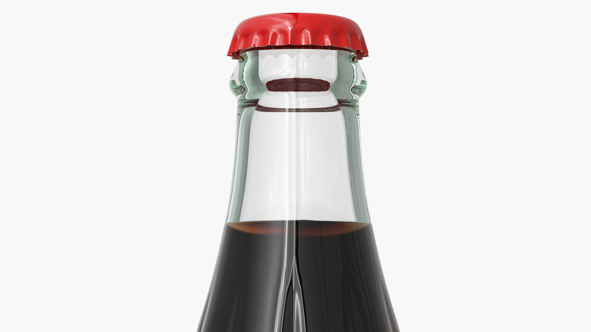 Coca Cola Bottle  Low-poly 3D model_4