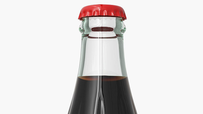 Coca Cola Bottle  Low-poly 3D model 5