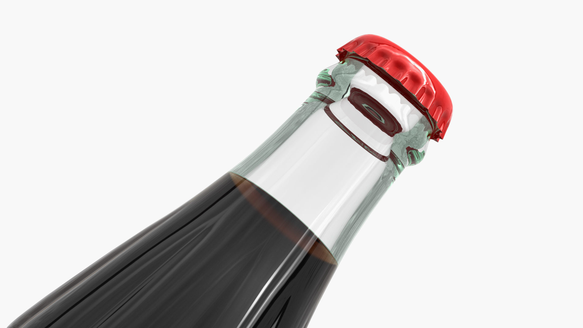 Coca Cola Bottle  Low-poly 3D model_3