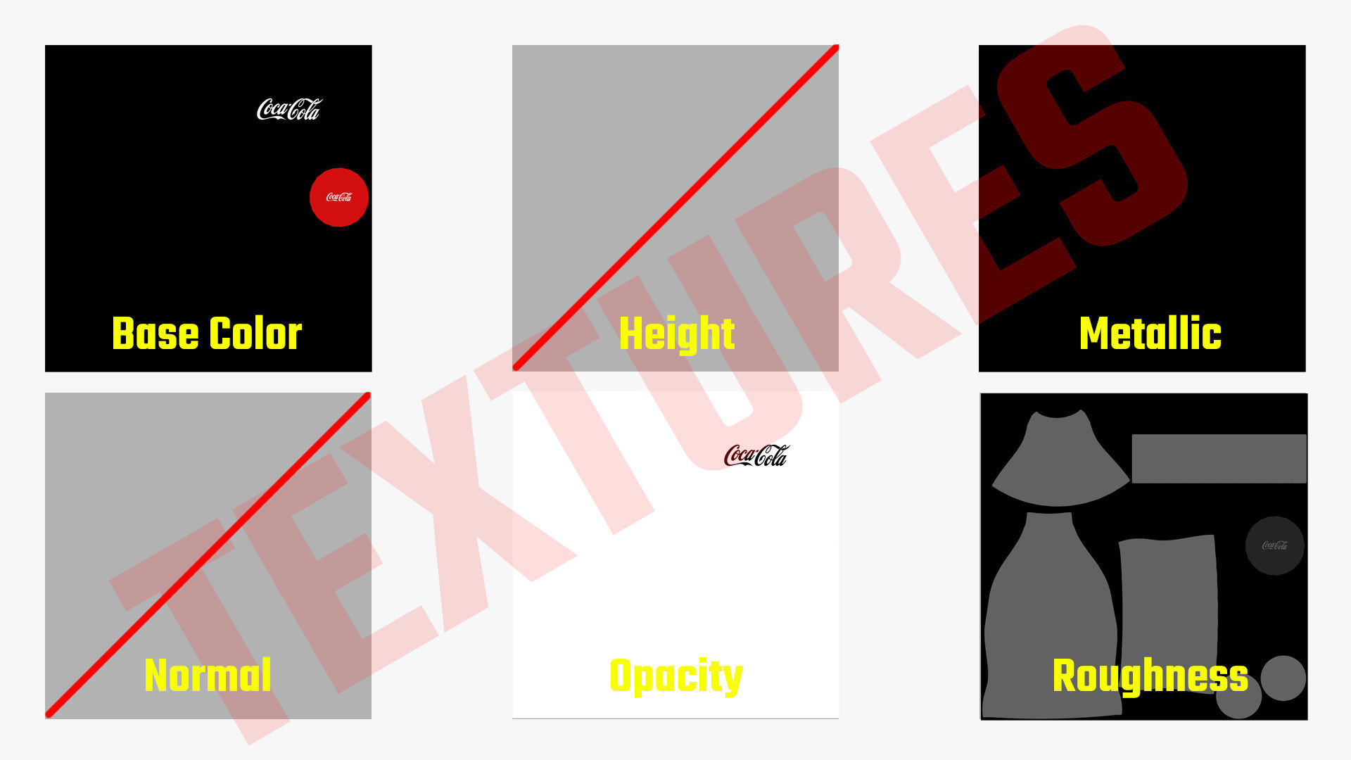 Coca Cola Bottle  Low-poly 3D model_13