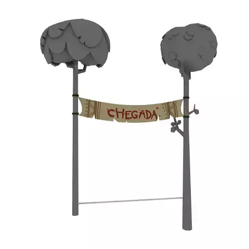 Finish line 3D model