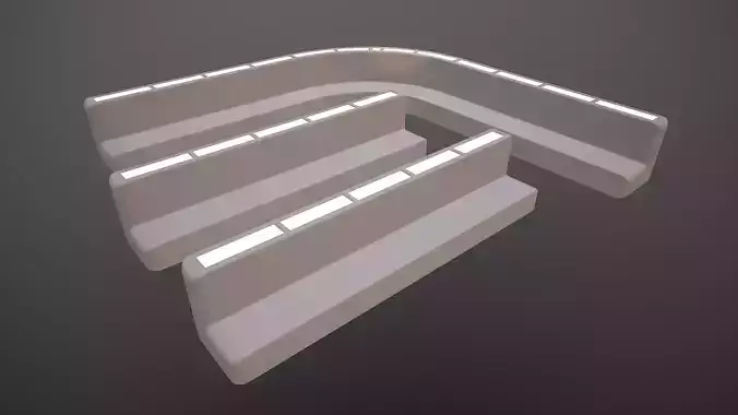 Futuristic Bench Banquette
