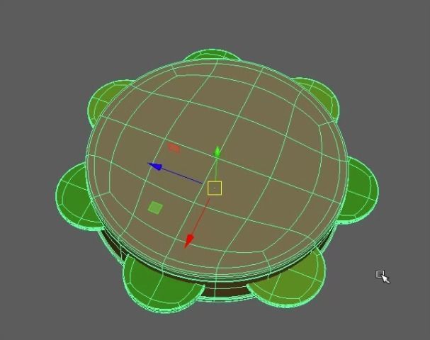 Tropical tambourine 3D model_2