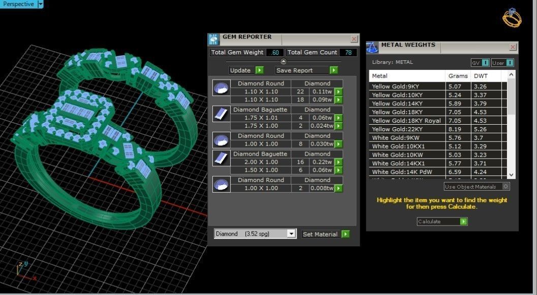 Tweens ring 50 3D print model_2