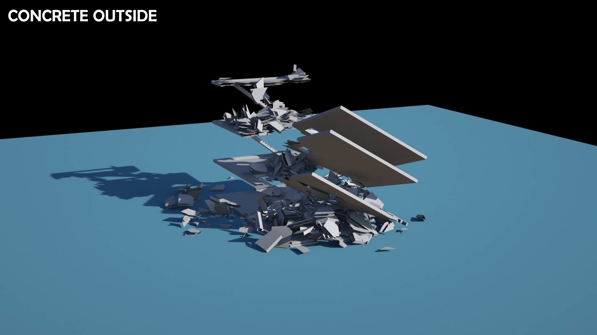 Collapsed Building 2 3D model_13