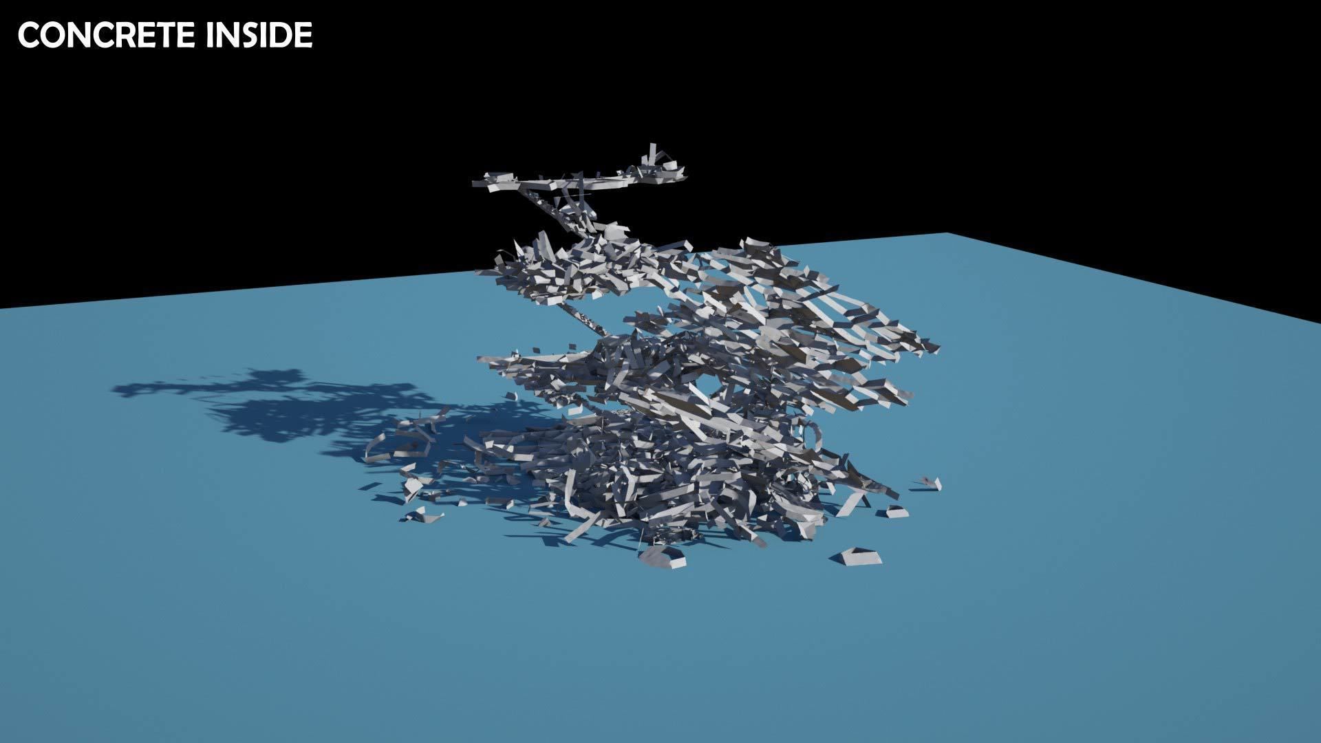 Collapsed Building 2 3D model_12