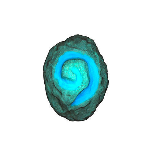 hearthstone stone with spiral 3D print model