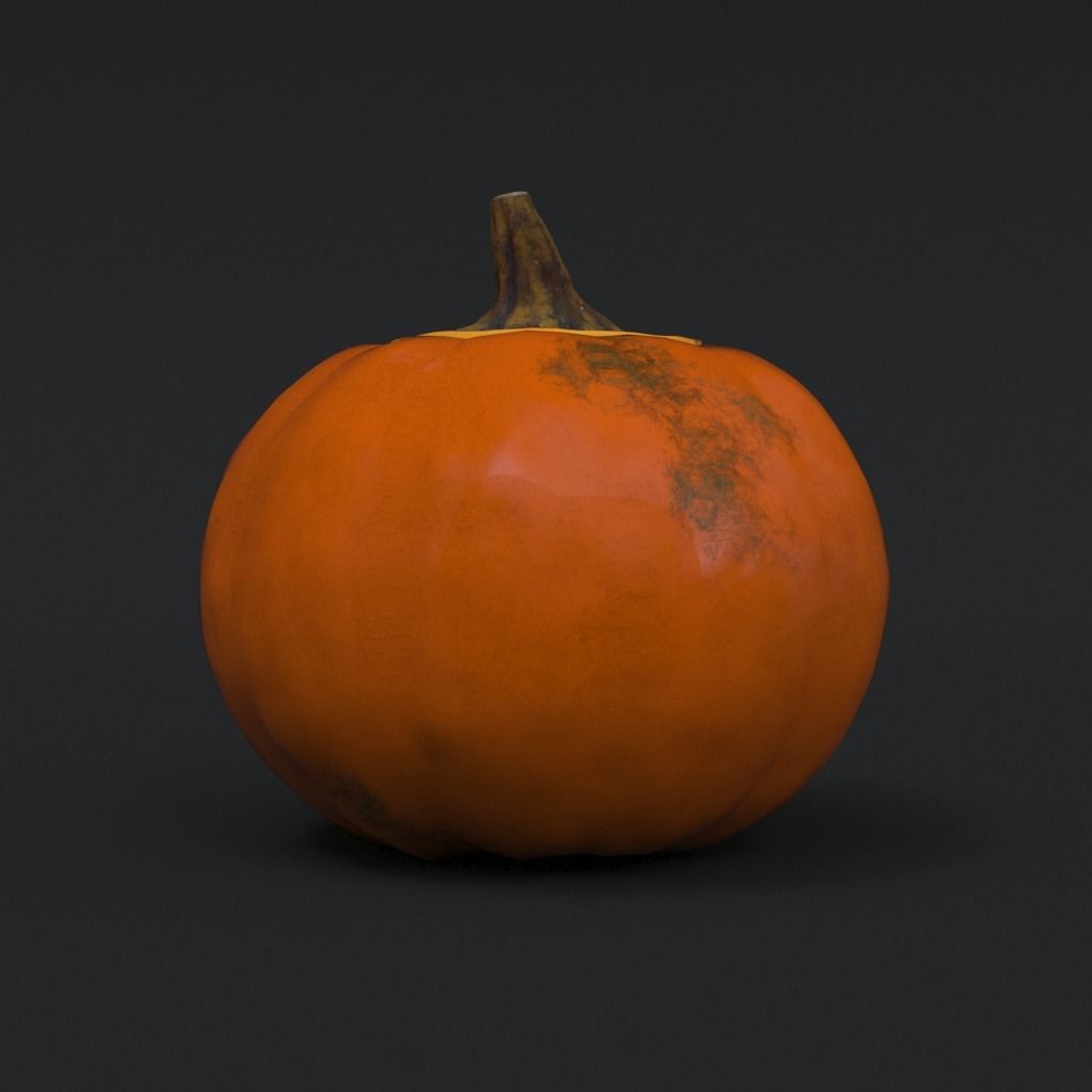 Halloween Pumpkin - Jack-O-Lantern 3D model_9