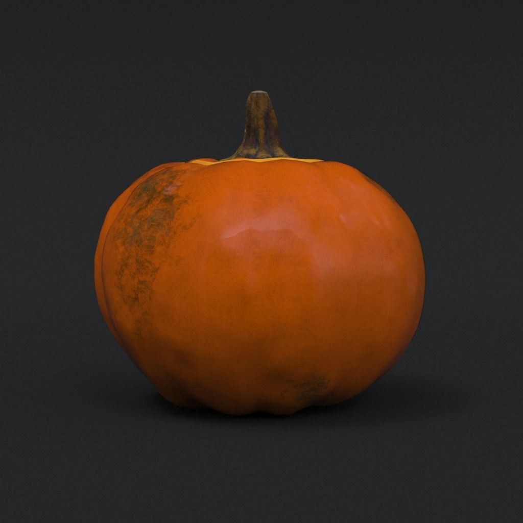 Halloween Pumpkin - Jack-O-Lantern 3D model_11