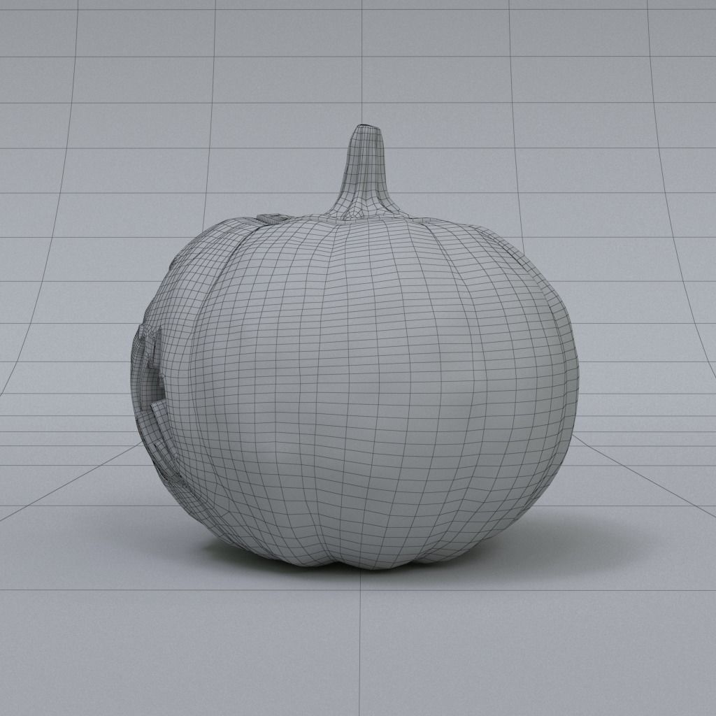 Halloween Pumpkin - Jack-O-Lantern 3D model_19