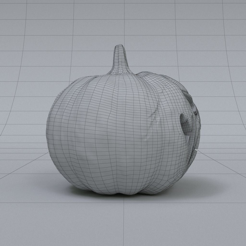 Halloween Pumpkin - Jack-O-Lantern 3D model_17