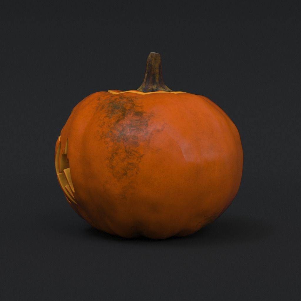 Halloween Pumpkin - Jack-O-Lantern 3D model_12