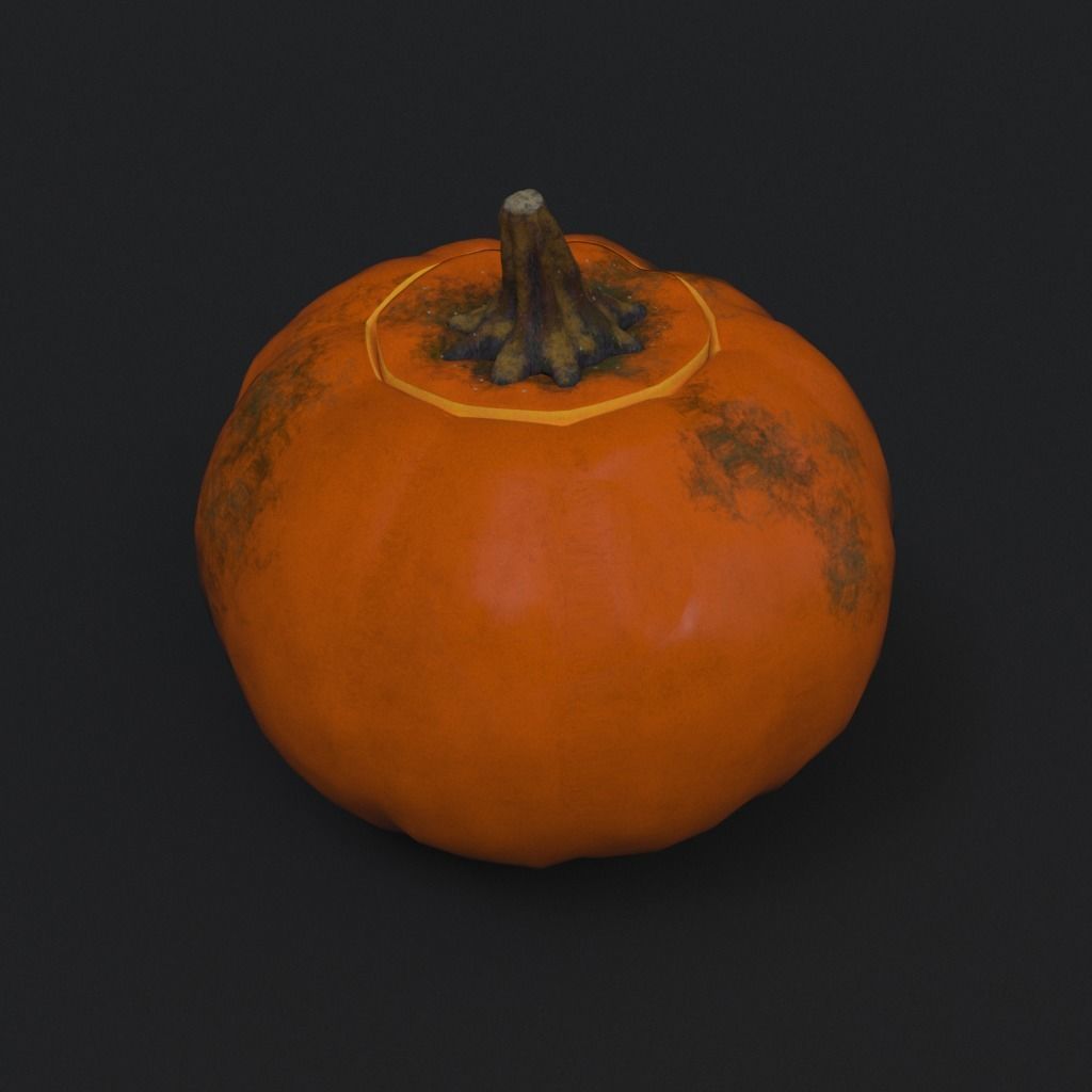 Halloween Pumpkin - Jack-O-Lantern 3D model_27
