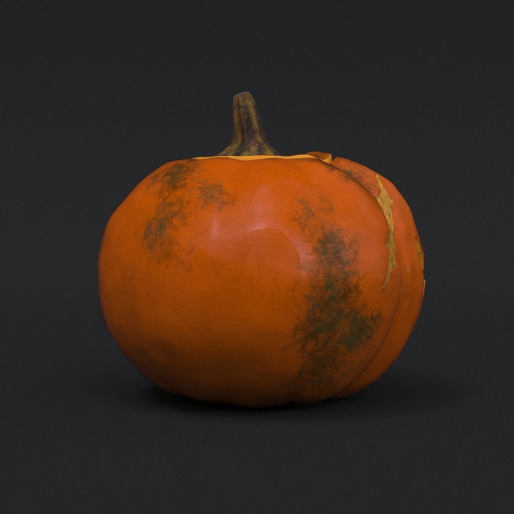 Halloween Pumpkin - Jack-O-Lantern 3D model_7