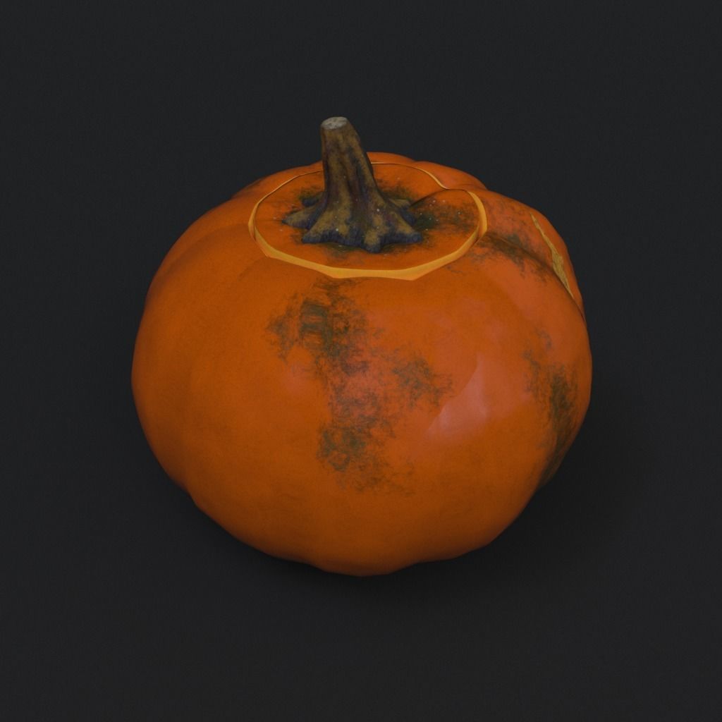 Halloween Pumpkin - Jack-O-Lantern 3D model_25