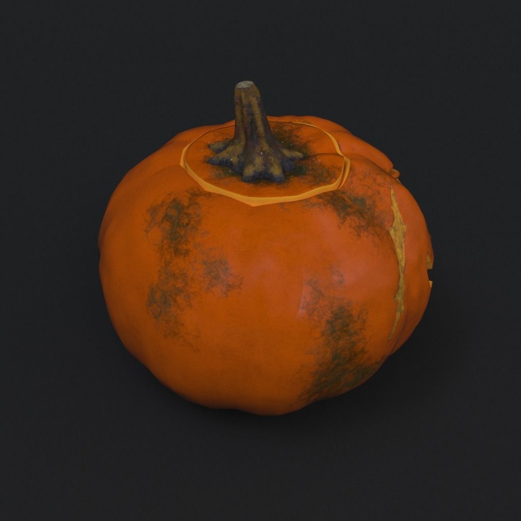 Halloween Pumpkin - Jack-O-Lantern 3D model_24