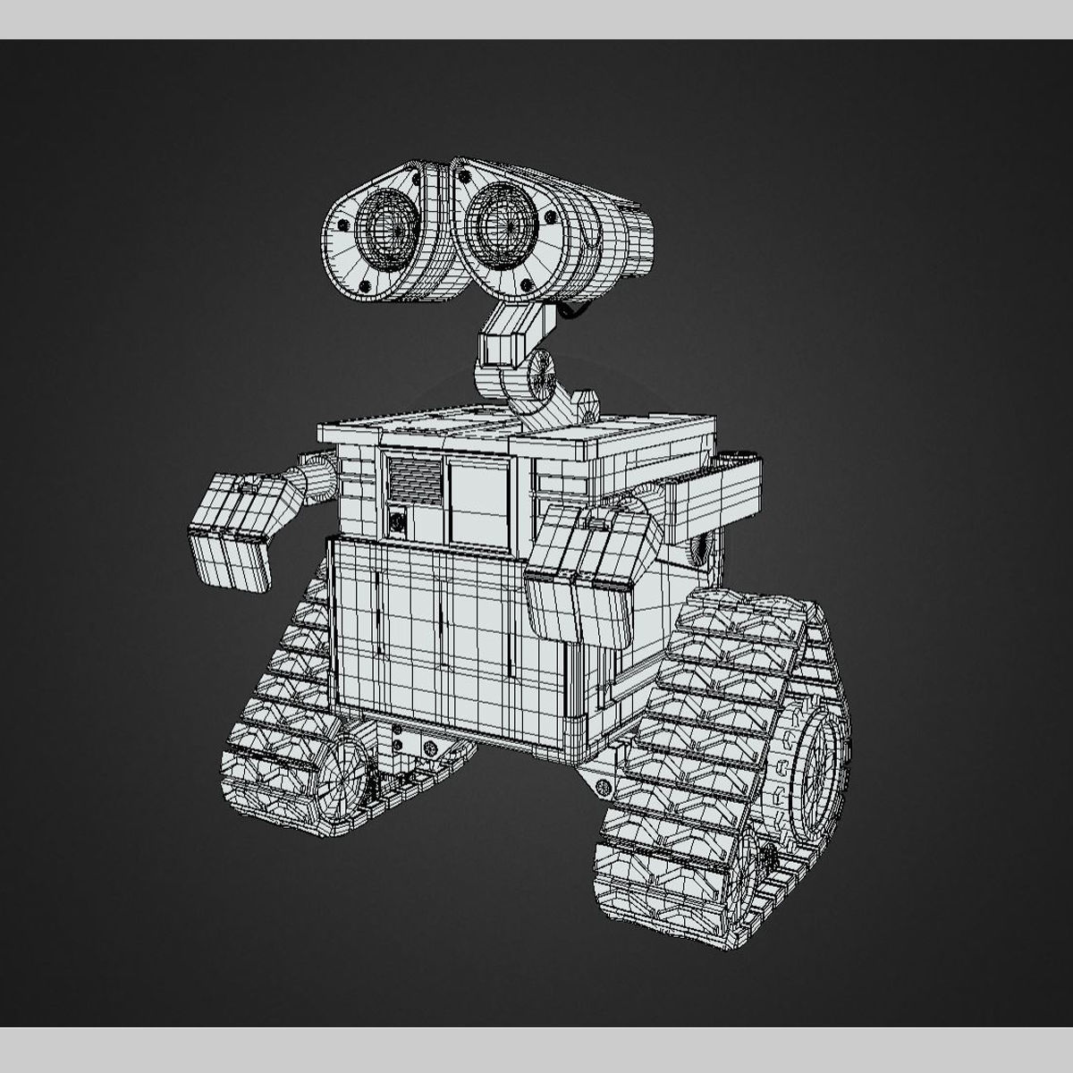 Wall E - robot 3D model_5