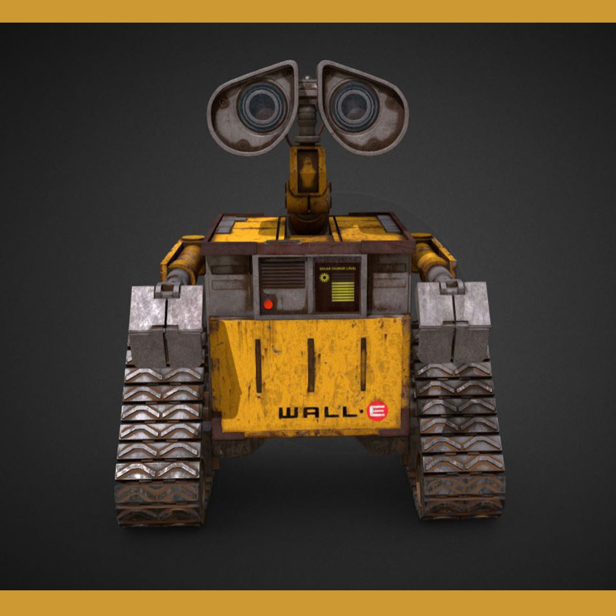Wall E - robot 3D model_1