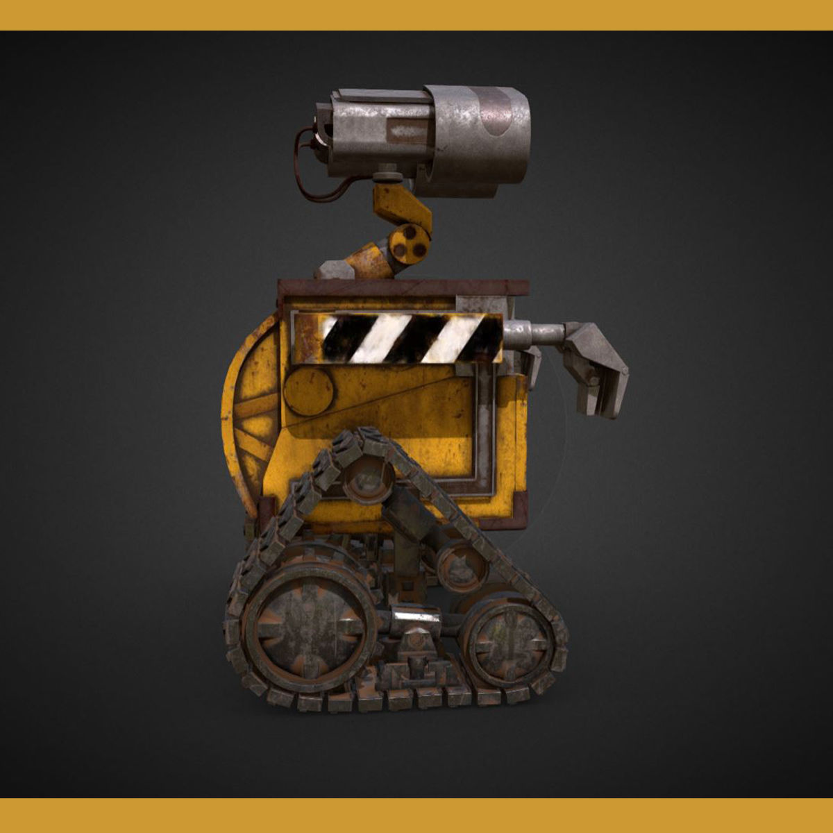 Wall E - robot 3D model_2