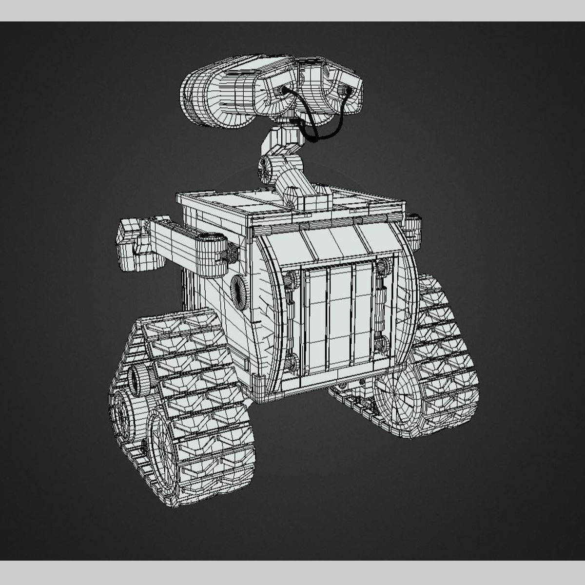 Wall E - robot 3D model_6