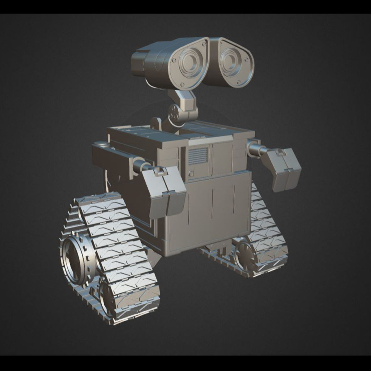 Wall E - robot 3D model_4