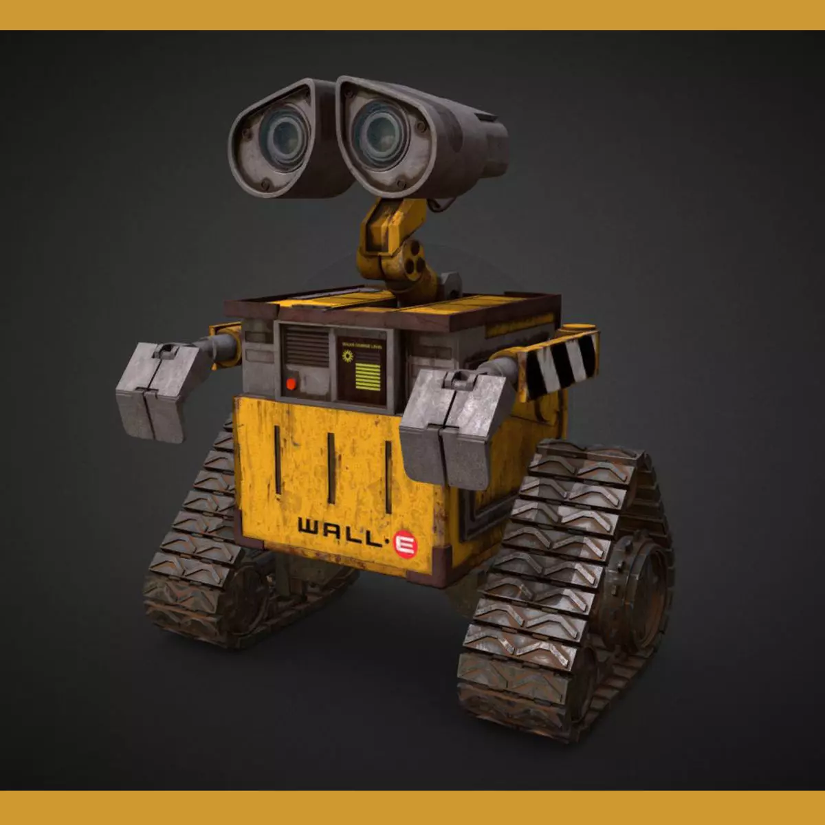 Wall E - robot 3D model_0