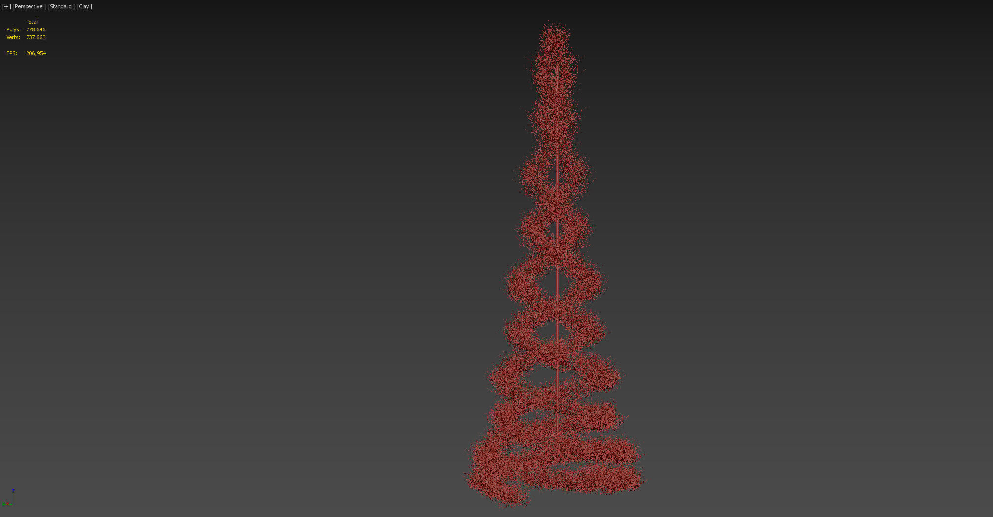 Spruce Tree 3D model_4
