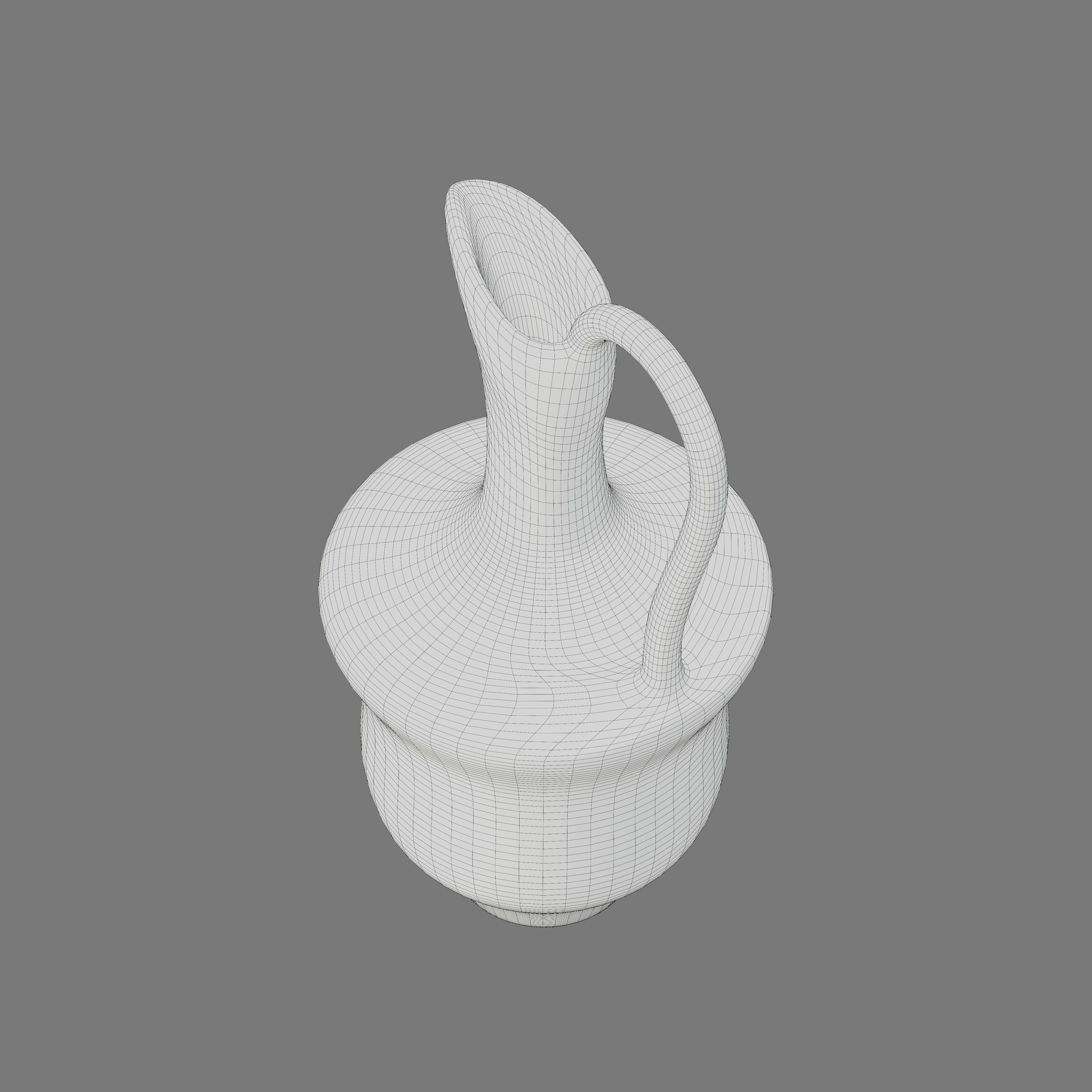 Vintage rusty pitcher 3D model_5