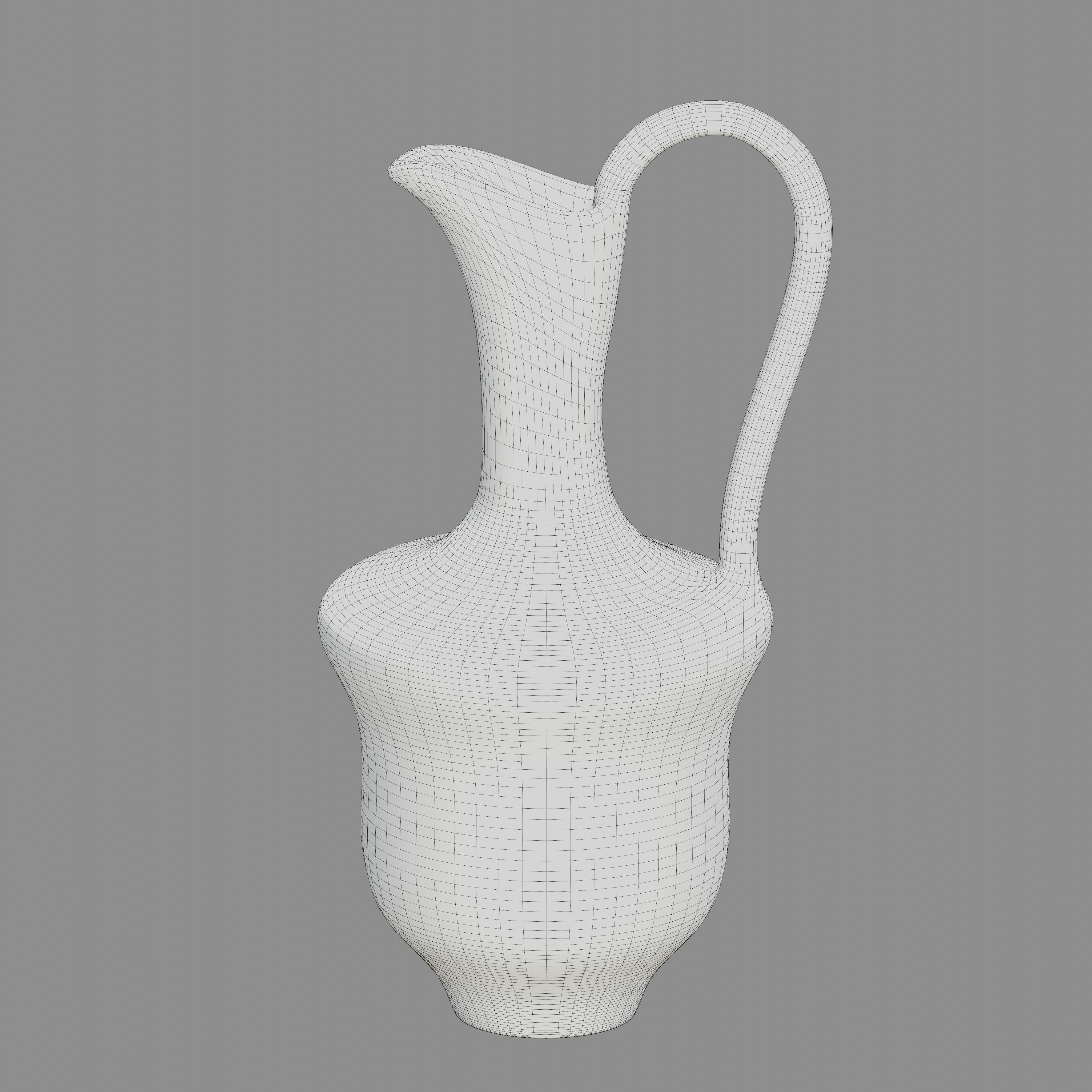 Vintage rusty pitcher 3D model_4