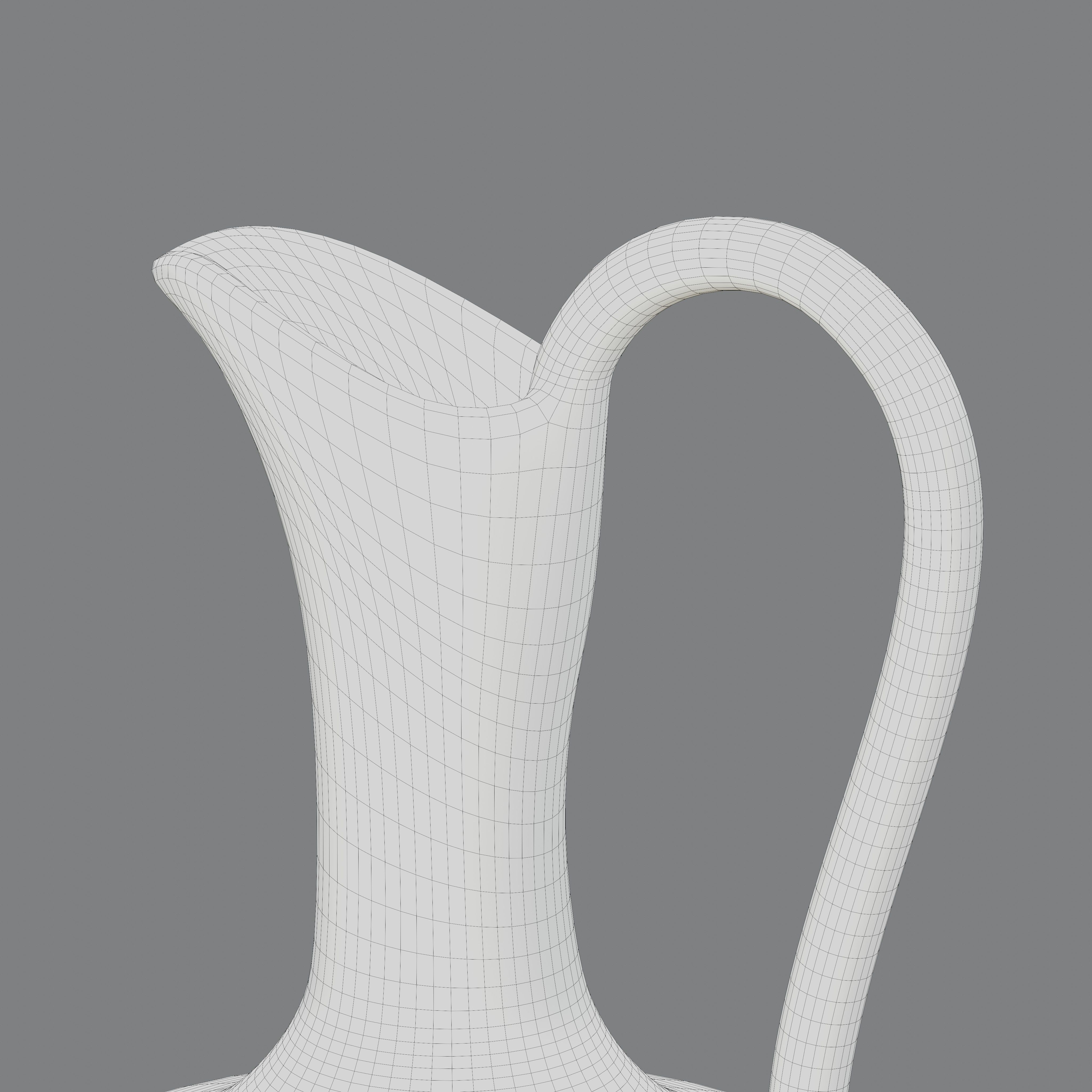Vintage rusty pitcher 3D model_6
