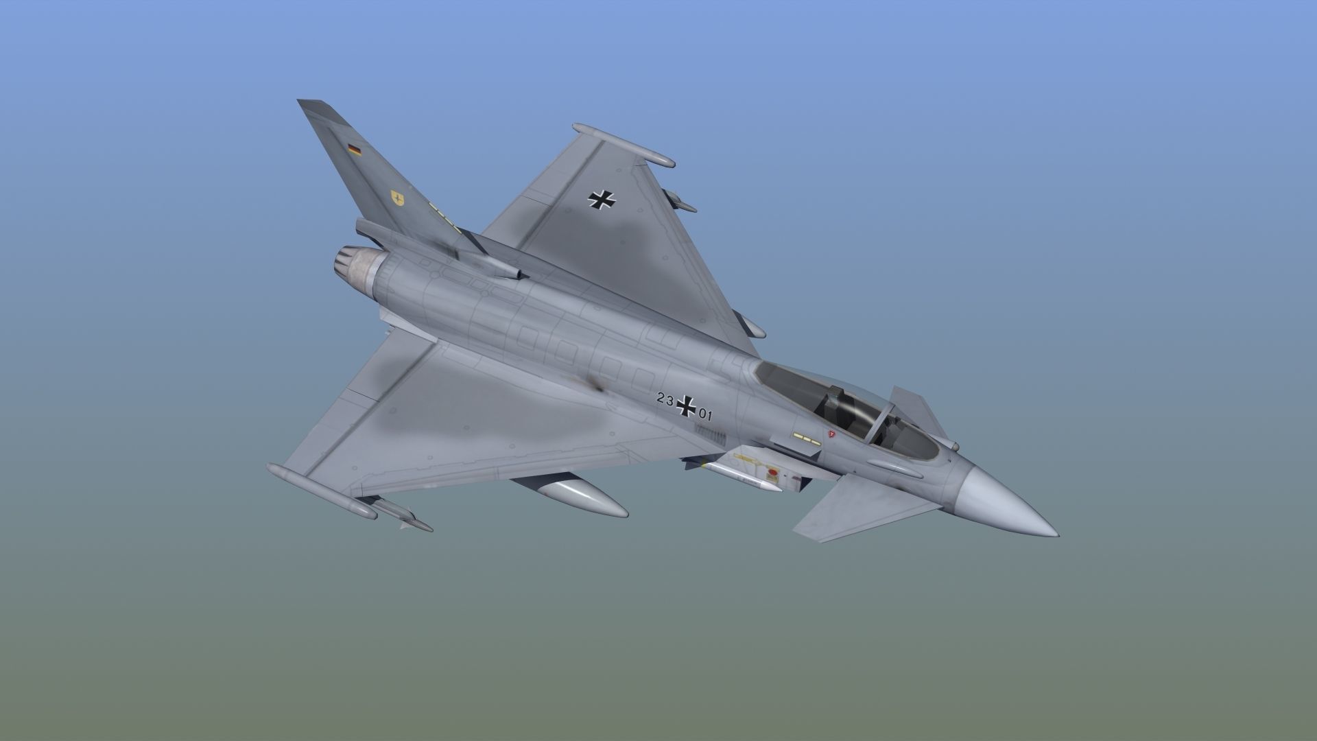 Typhoon Fighter 3D model_8