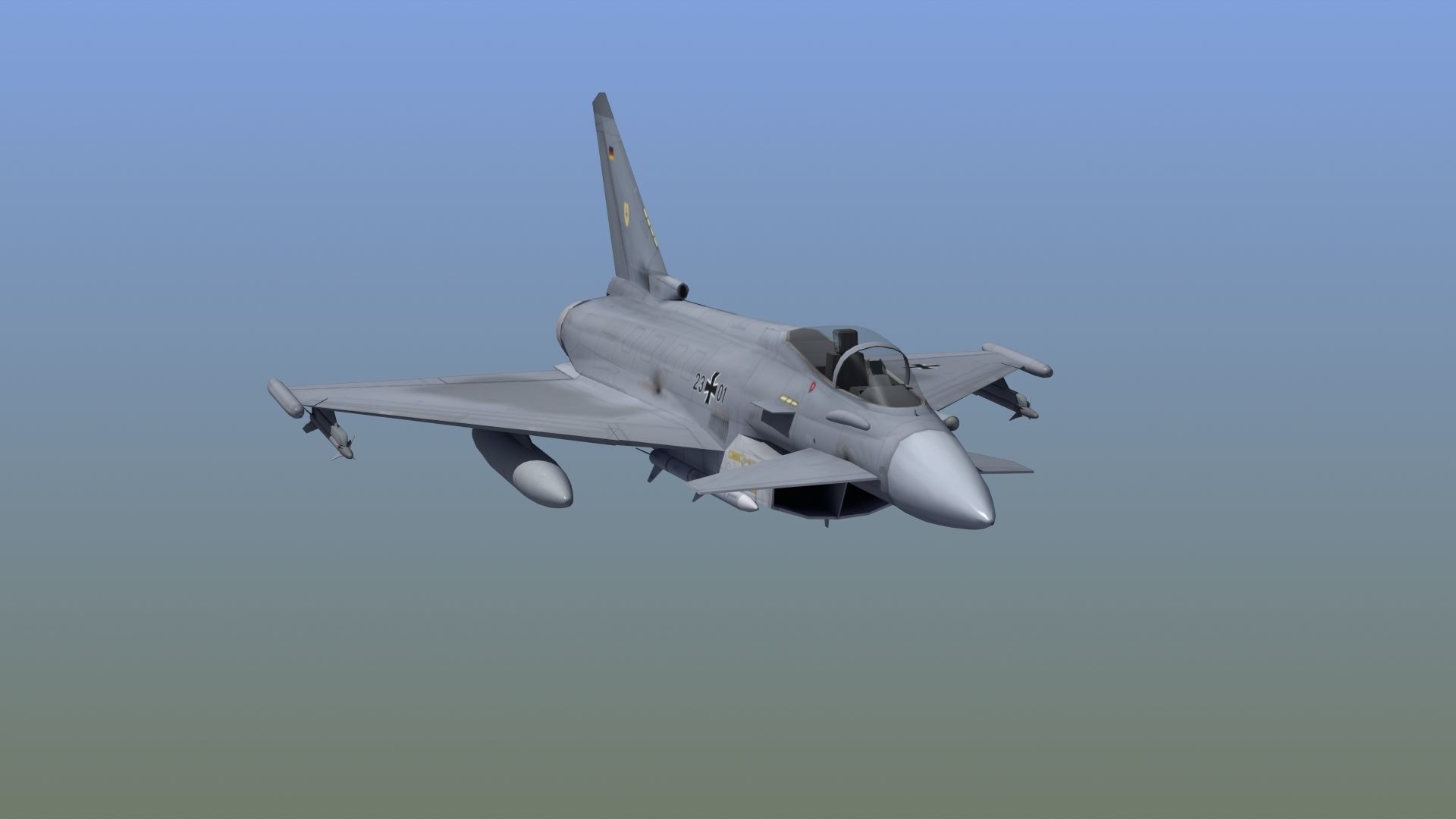 Typhoon Fighter 3D model_13