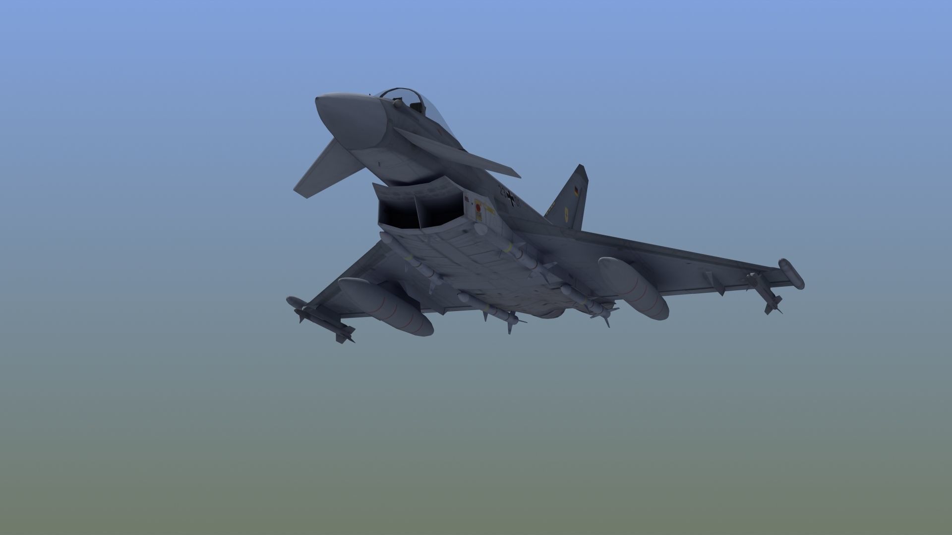 Typhoon Fighter 3D model_15