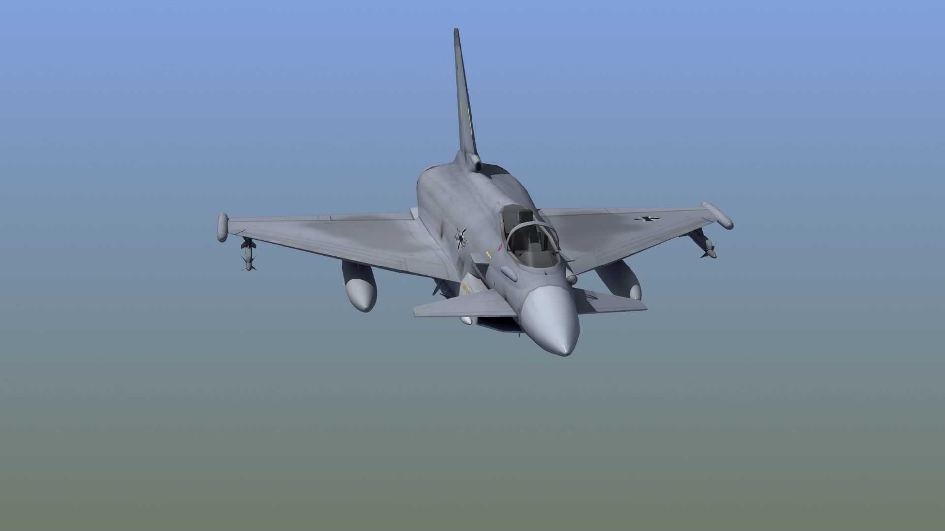 Typhoon Fighter 3D model_14