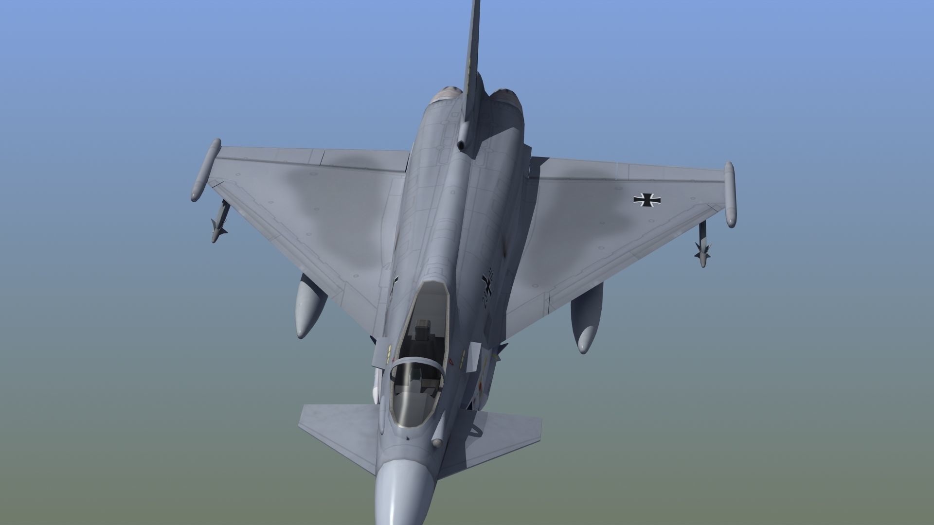 Typhoon Fighter 3D model_1