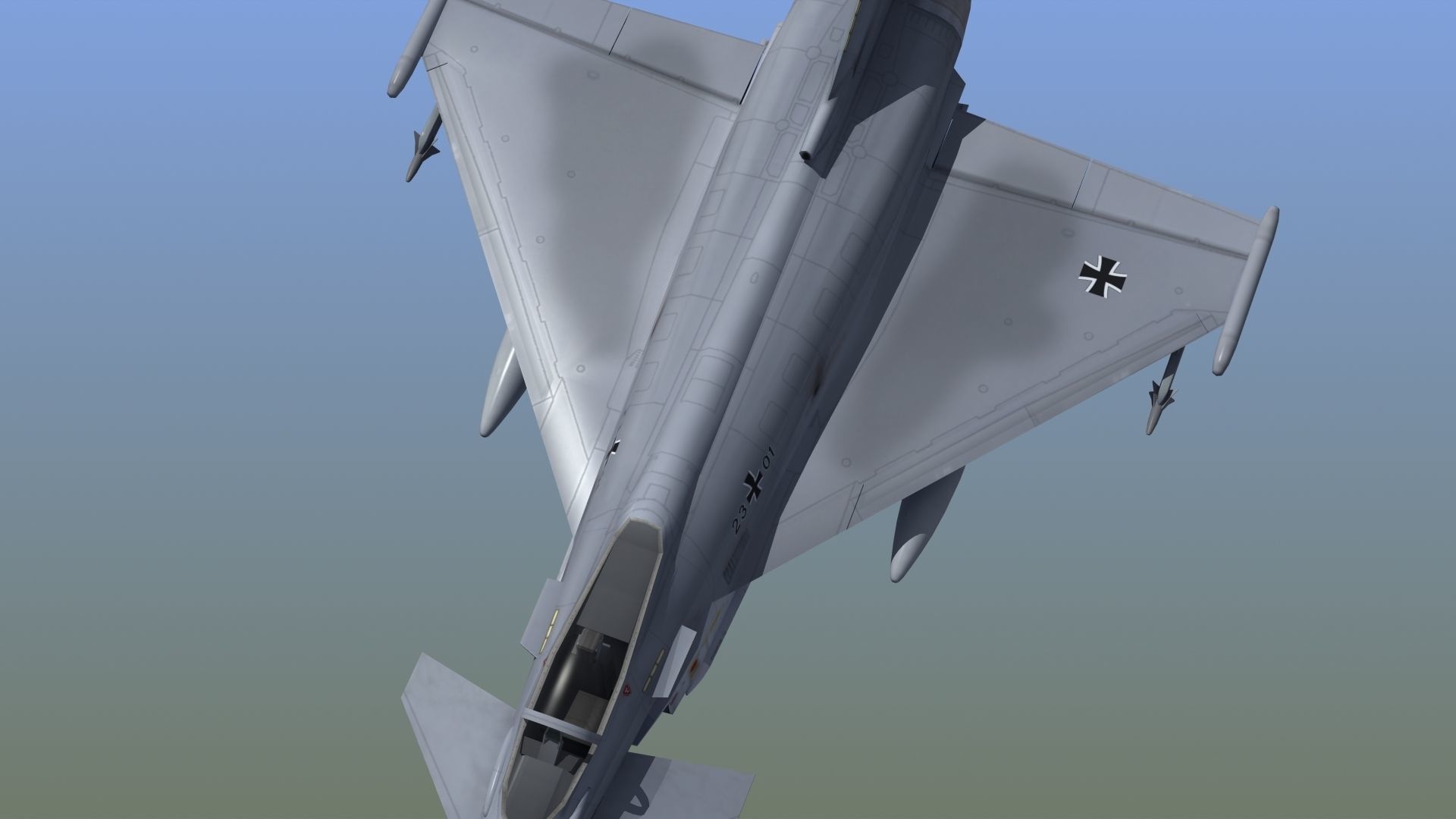 Typhoon Fighter 3D model_3