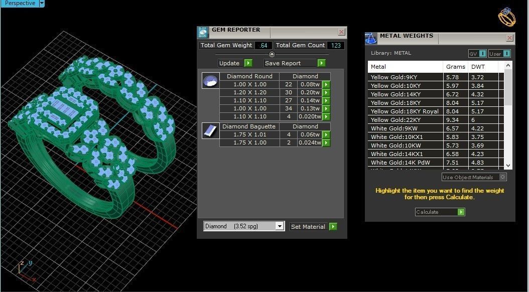 Tweens ring 80 3D print model_2