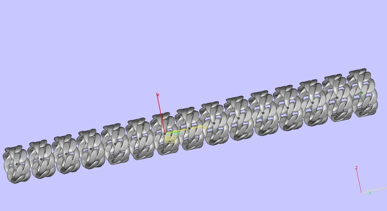 Cuban Link Chain Ring 10mm Wide ALL US-Chart FINGER SIZES 3D print model_6