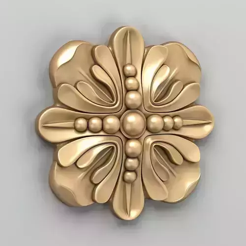 Round rosette 026 3D model