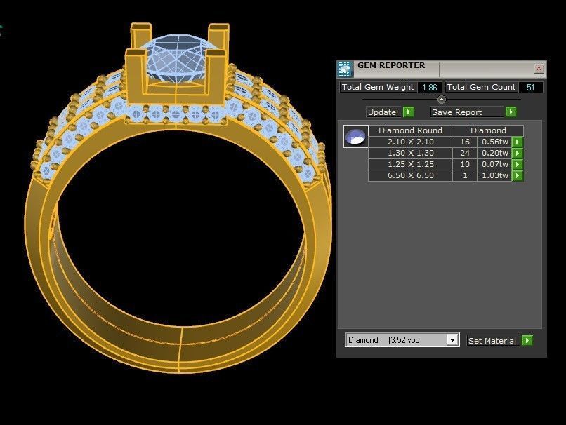Man Ring model in Asia cad file R30 3D model_2