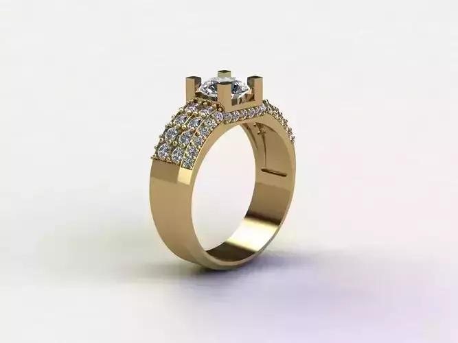Man Ring model in Asia cad file R30