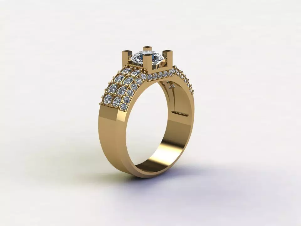 Man Ring model in Asia cad file R30 3D model_0