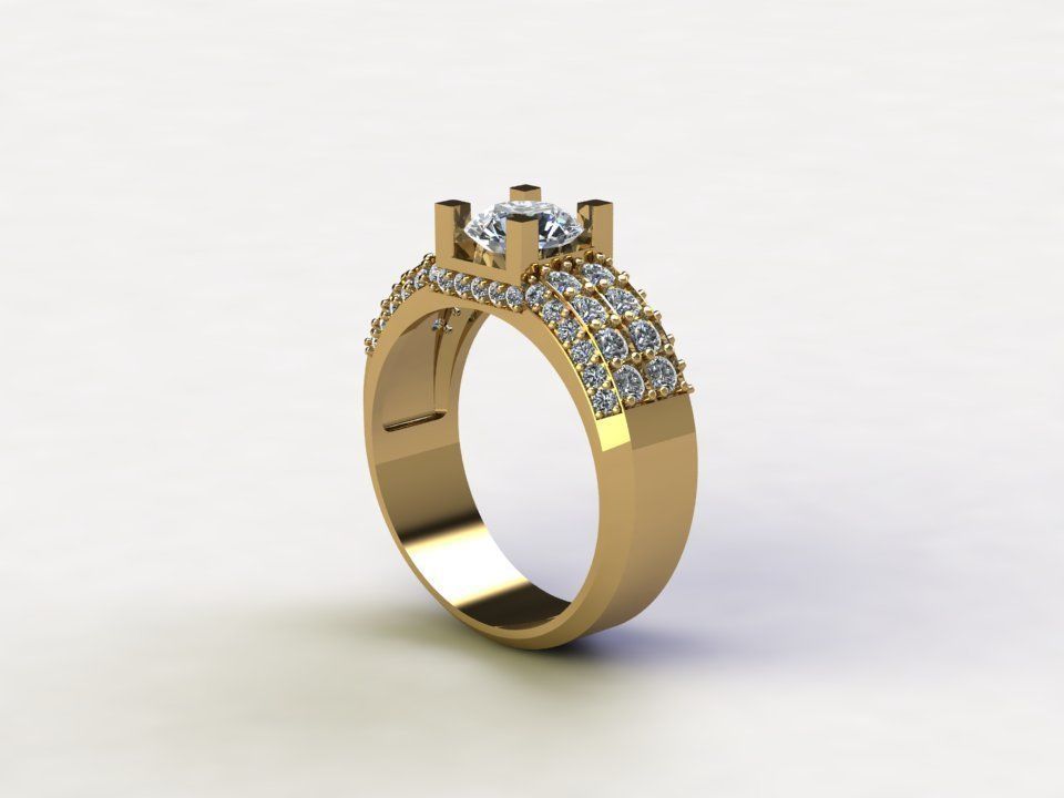 Man Ring model in Asia cad file R30 3D model_1