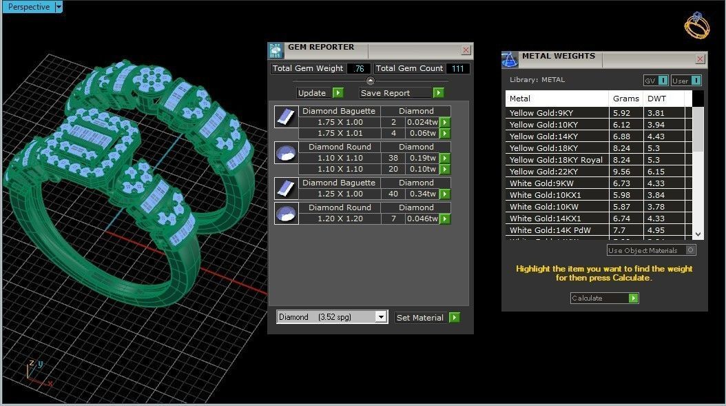 Tweens ring 90 3D print model_2