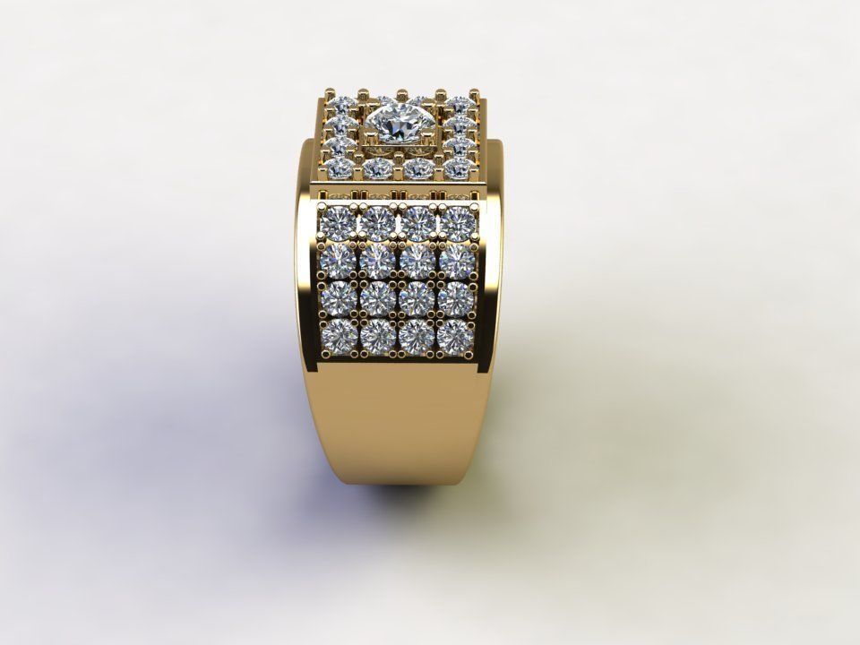 Man Ring Fashion 2020 R2 3D model_4