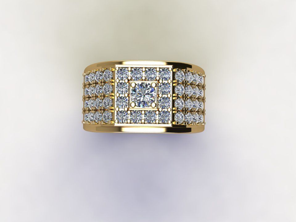 Man Ring Fashion 2020 R2 3D model_1